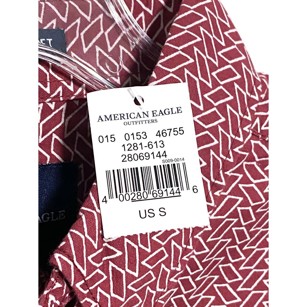 American Eagle Seriously Soft LS Button Shirt Men… - image 5